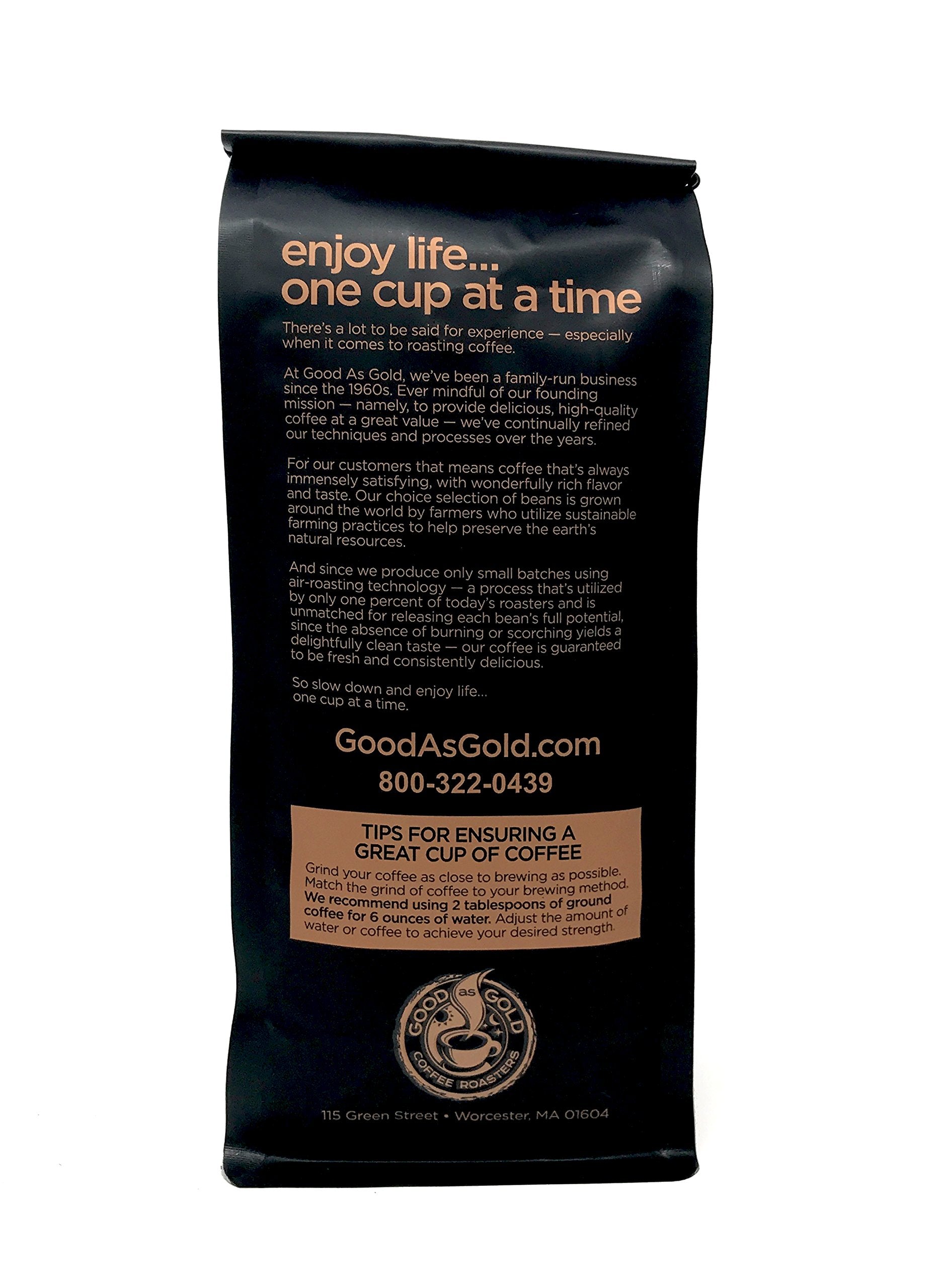 Colombian Supremo Coffee, Medium Roast, 12 Ounce Bag, **Ground To Order** - Good As Gold Coffee Roasters