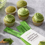 Trader Joe’s Matcha Green Tea Powder - Convenient Single Serve Packets, for Travel & Home, 3 Pack (each with 7 Sticks)