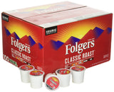Folger's Medium Classic Roast Coffee 100 K Cup Pods/ 0.28 Ounce Net Wt 28.2 Ounce, Rich + Smooth, 28.2 Ounce