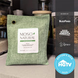 Moso Natural Air Purifying Bag 200g (3 Pack). A Scent Free Odor Eliminator for Cars, Closets, Bathrooms, Pet Areas. Premium Moso Bamboo Charcoal Odor