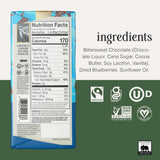 Endangered Species Dark Chocolate Bar with Blueberries (72% cocoa)