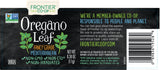 Frontier Co-op Oregano Leaf, 0.38 Ounce Jar, Great On Pizza, Italian & Mexican Fare, Kosher