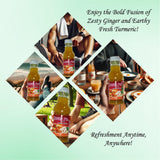 Chef K, Inc. | Ginger Punch with Fresh Turmeric - 16 oz | ImmuneBoosting Ginger Drink
