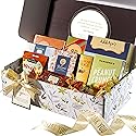 Broadway Basketeers Thank You Gift Box for Men, Women - Gourmet Appreciation Snack Box with Assorted Snacks & Treats, Thank you Gifts for Friends
