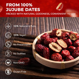 Lavendium, Premium 25oz Dried Jujube Dates, 100% Natural & Pure Red Dates, No Additives or Preservatives, Non-GMO, Gluten-Free, Plant-Based & Vegan