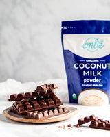 emb? Organic Coconut Milk Powder | Unsweetened | Dairy Free Coffee Creamer | Vegan | Non GMO | Dairy Free | Gluten Free | Soy Free | Lactose Free | Keto & Paleo Friendly | 7 oz | 1-pack