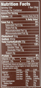 Kashi Chewy Granola Bars, Fiber Bars, Vegan Snacks, Dark Mocha Almond, 7.4oz Box (6 Bars)