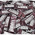 Hershey's Milk Chocolate Bars, Individually Wrapped Snack Size Chocolate Candy, Original Hershey Bars, Bulk Pack Of 2 Pounds