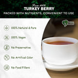 Turkey Berry Leaves - 100% Pure, Dried, Organic Leaves for Cooking, Herbal Use, and Natural Recipes