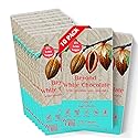 Beyond Milk Chocolate Dairy-free, beyond White Chocolate Bar | 2.2 Ounce (Pack of 10) | Organic, 17% less sugar, 37% Cacao, Plant Based, Gluten Free