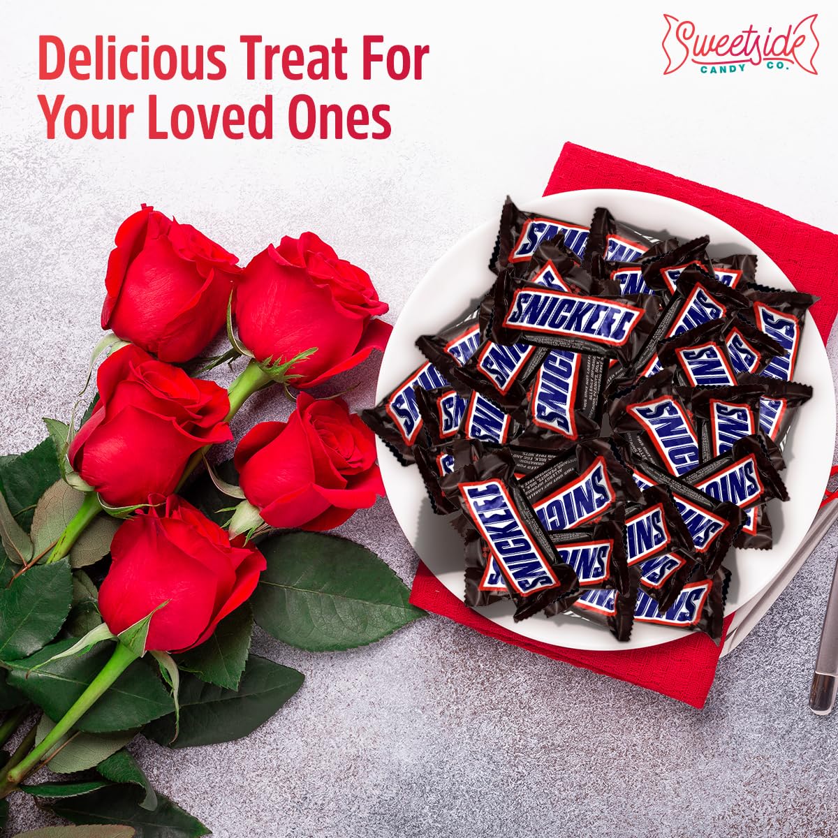 Candy Bars - Bag of Fun Size Individually Wrapped Bars - Bulk Candy, Valentine's Day, Birthday Party Favors (5 LBS)