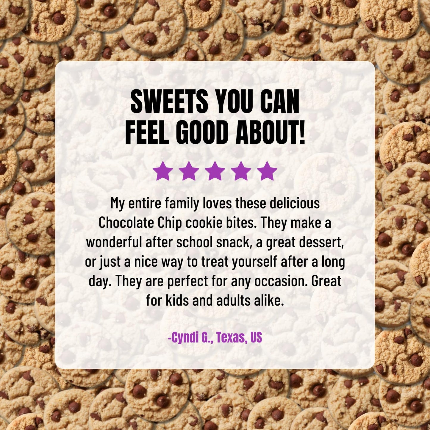 Every Body Eat Chocolate Chip Crunchy Cookie Bites - Gluten Free, Dairy Free, Vegan, Seed Oil Free, Allergy Friendly (5oz Pack of 3)