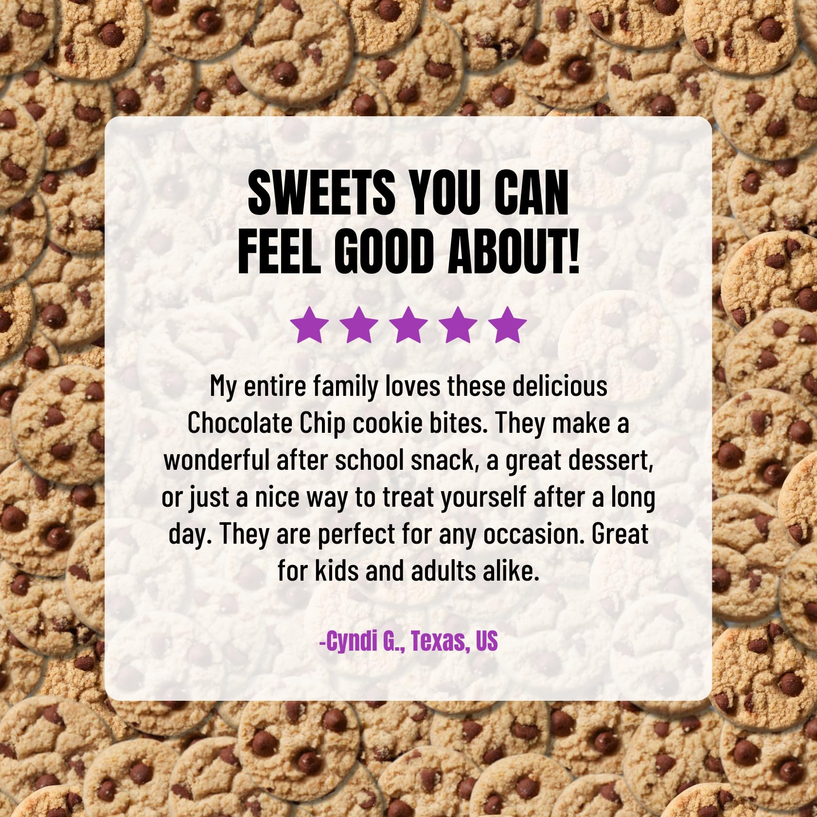 Every Body Eat Chocolate Chip Crunchy Cookie Bites - Gluten Free, Dairy Free, Vegan, Seed Oil Free, Allergy Friendly (5oz Pack of 3)