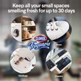 Clorox Fraganzia Deodorizing Balls for Shoes and Small Spaces, Twist-to-Activate No-Plug Odor Refresher Pods for Gym Bags, Lockers, Drawers