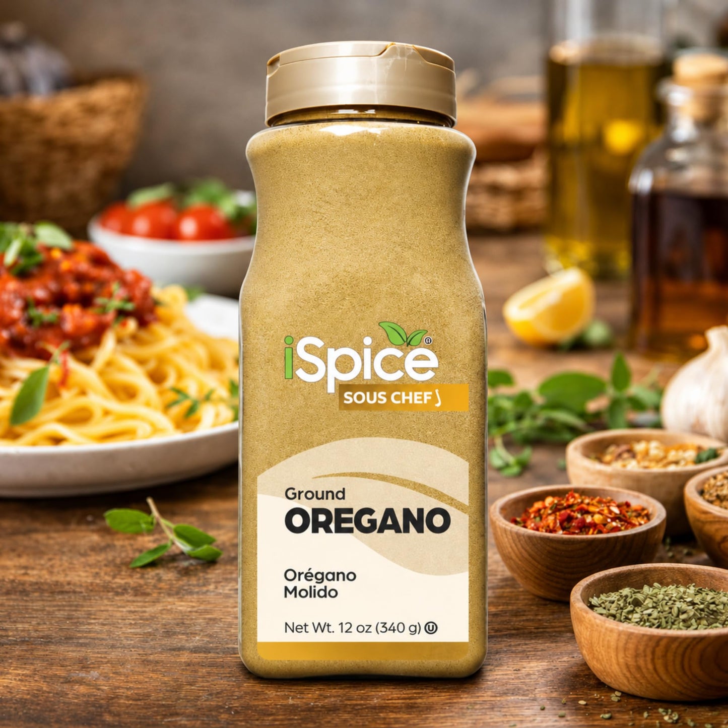 iSpice | Oregano Ground | 12 oz | Bulk Size | Premium Herbs | Kosher