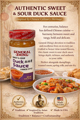 General Zhing Chinese Sweet & Sour Sauce - 8 Ounce Jar of Authentic Chinese Duck Sauce (2-pack)