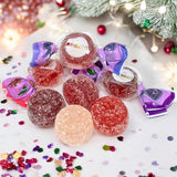 Gourmet Bonele Italian Berry Fruit Jellies -1.5 lbs Individually Wrapped Candy- Raspberry, Blackberry, Blueberry, and Wild Strawberry -Vegan