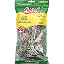 Sadaf Sage Leaves - Whole Sage Leaves for Cooking and Food Flavoring - Salvia Spice - Mediterranean Cuisine - Kosher - 3 Oz Resealable Bag