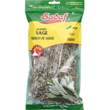 Sadaf Sage Leaves - Whole Sage Leaves for Cooking and Food Flavoring - Salvia Spice - Mediterranean Cuisine - Kosher - 3 Oz Resealable Bag
