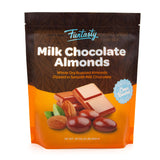 Milk Chocolate Almonds - 2 Pound Bulk Pack - Whole Dry Roasted Milk Chocolate Covered Almonds - Candy for Office, Buffets, Snacking & Gifting