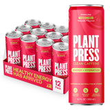 Plant Press - Organic Energy Drink, 100 mg Caffeine Clean Coffee Alternative, Full Range of Vitamins, Electrolytes, No Sugar Alcohols, No