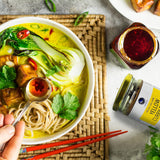 Eastern Blue Thai Yellow Curry Paste are Vegan, Gluten Free, Dairy Free with no preservative, no peanut. Make variety meals with our rich, bold