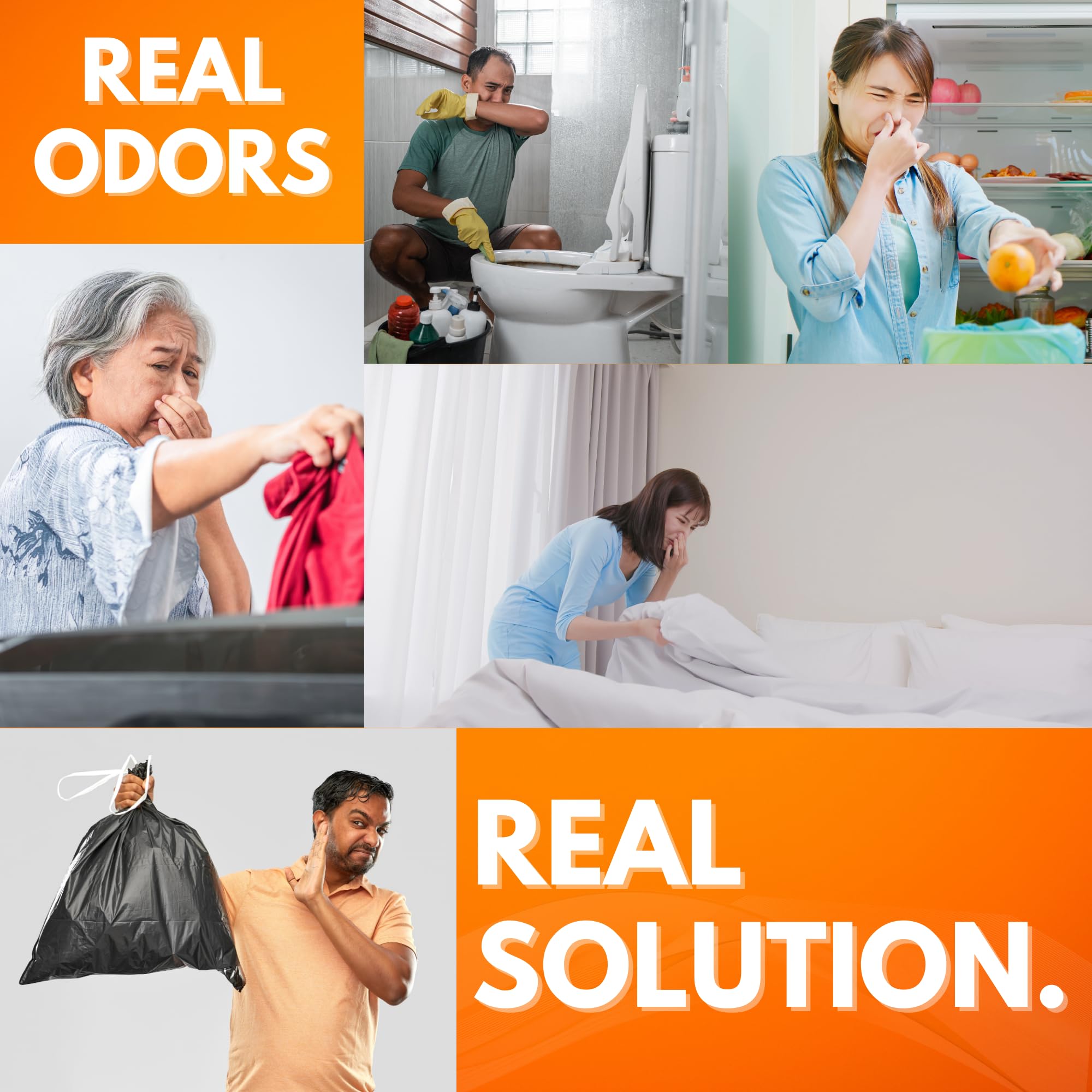 Neutron Industries NI-712 Fresh Orange Odor Eliminator Spray (1 bottle) - Powerful, Long-Lasting Odor Neutralizer - Instant Air Freshener for Home