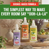 Rebel Green Refreshing Room & Linen Spray Variety Pack of 3 - Plant-Based Essential Oil Air Freshener - Lavender Grapefruit, Peppermint Lemon