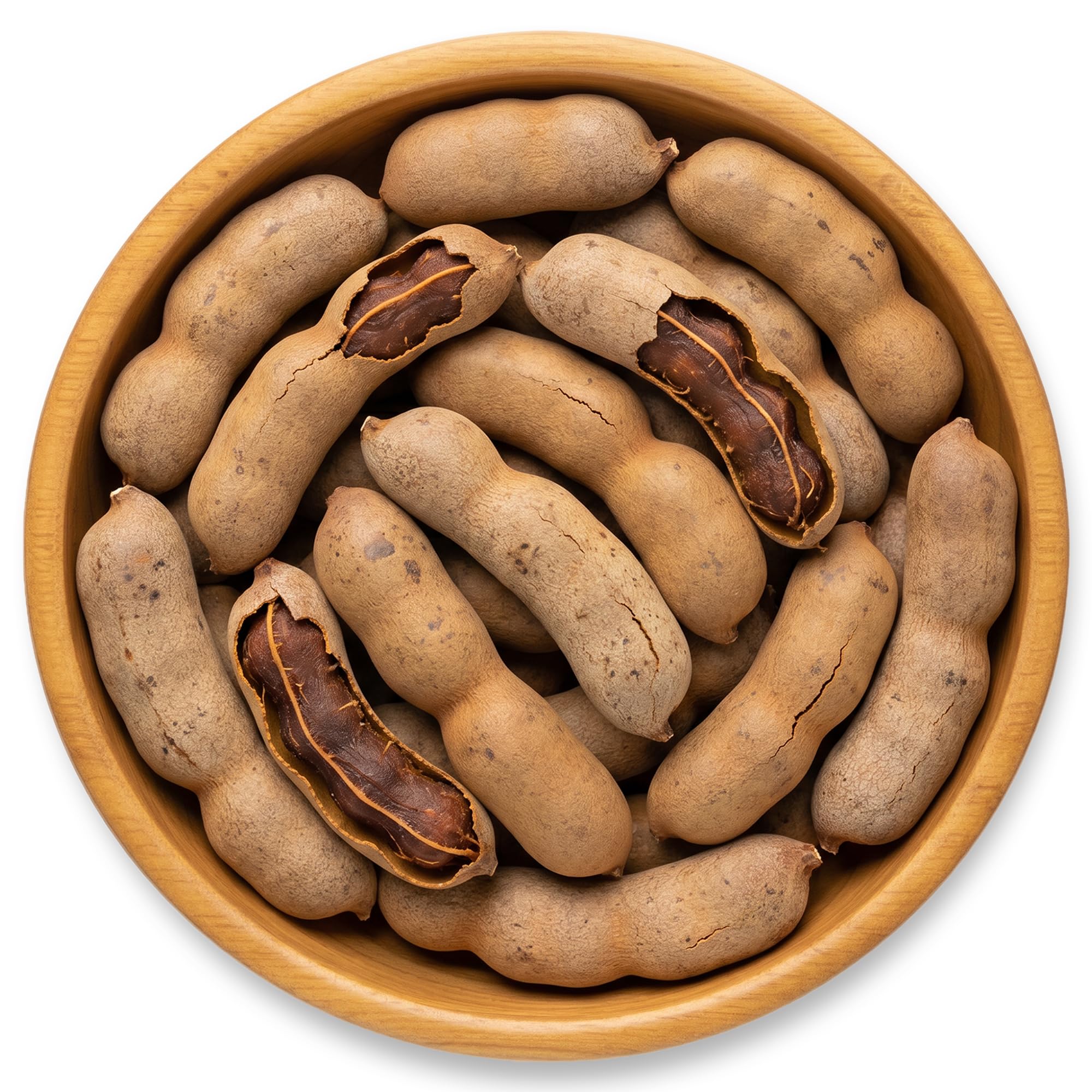 NY SPICE SHOP Sour Tamarind Pods - Thailand Tamarinds Fruit - Fresh Whole Dried Tamarindo - Healthy Snack - Delicious & Nutritious Herbal Fruits - 3