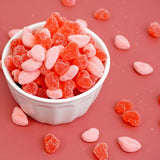 Mini Sanded Pink & Red Lips and Hearts, 1 Pound Bulk Bag, Valentines Candy, The Hampton Candy Company