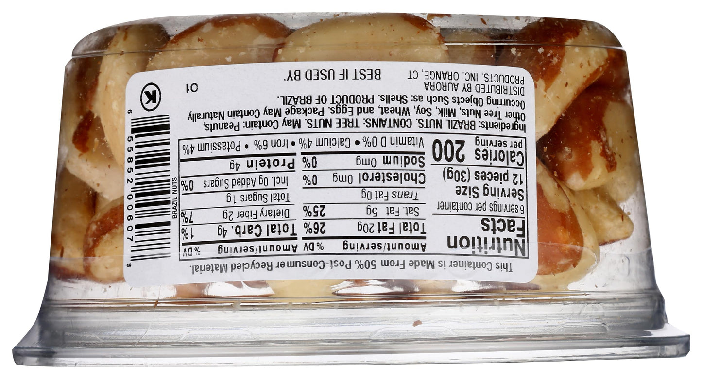 Aurora Products Raw Whole Brazil Nuts, 6.75 OZ