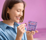 Bourbon Fettuccine Gummi Grape Candy, 10-Pack - Japanese Sour & Chewy Gummy Strips Made with Real Fruit Juice