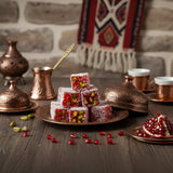 Me?hur Safranbolu Lokumcusu Turkish Delight Pistachios: Gourmet Candy & -Snack Lovers, Turkish Delight Candy Gift Box, Pomegranate Flavored