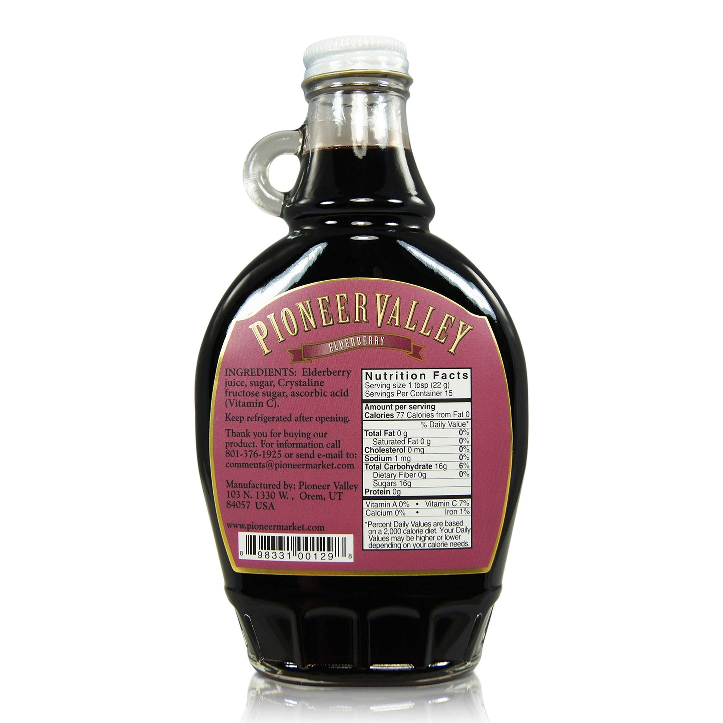 Pioneer Valley Elderberry Pancake Syrup