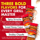 BBQ BROS RUBS (Spicy Style) - Barbecue Spices Seasonings Set - BBQ Rubs - Use for Grilling, Cooking & Smoking - Meat Rub, Dry Marinade, Rib Rub