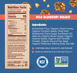 Maine Crisp Wild Blueberry Crisps - Gluten-Free Crackers With Blueberries, California Walnuts & Rosemary - Delicious Snack Crackers for Cheese Board