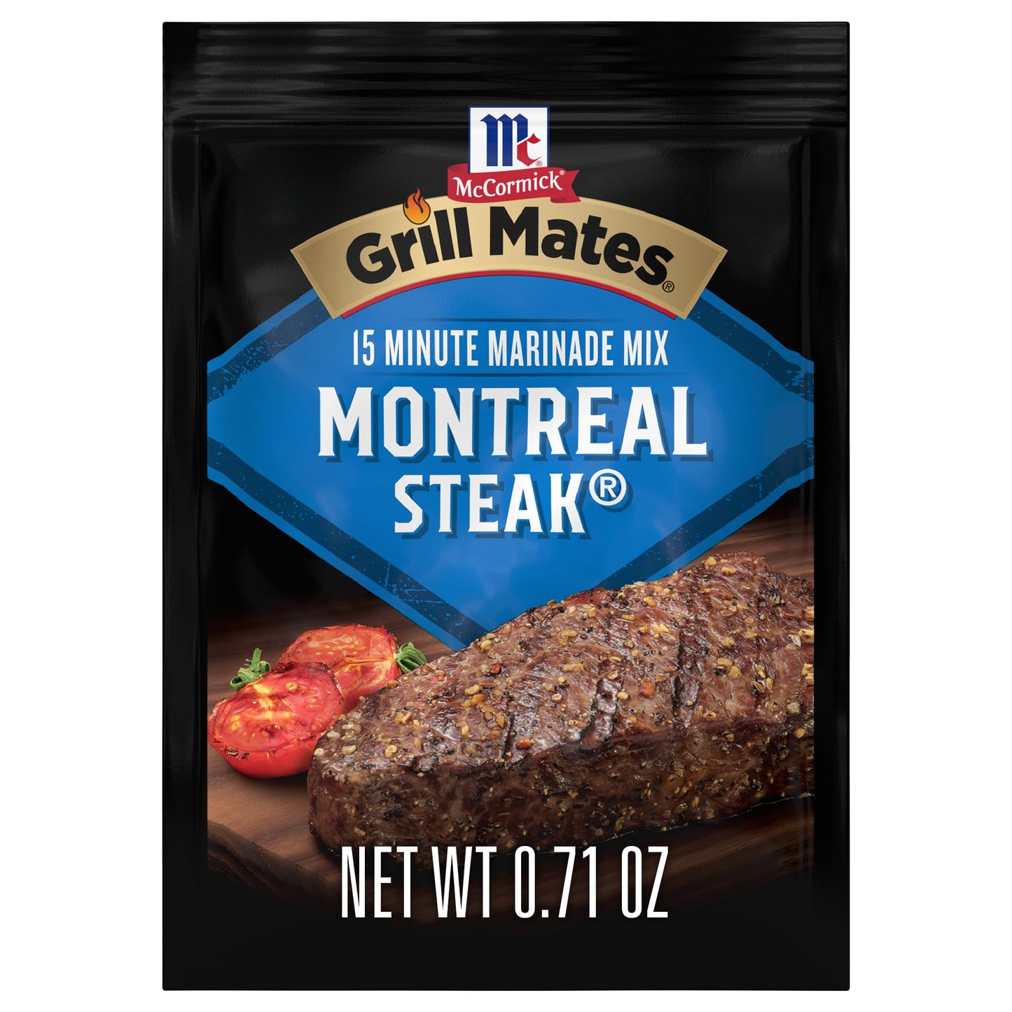 McCormick Grill Mates Montreal Steak Marinade Mix, 0.71 oz