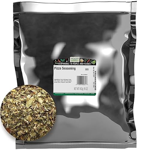 Frontier Co-op Pizza Seasoning, 1lb Bulk Bag - Natural Pizza Seasoning Spice Blend, Perfect Pizza Spice for Homemade Pizzas, Pasta & Italian Dishes
