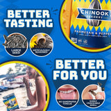 Chinook Seedery Sunflower Seeds to Eat - Jumbo, Flavored, Roasted, Low Sodium Snacks - Keto Friendly, Gluten-Free, Non-GMO - Parmesan & Pepper Flavor
