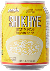 Paldo Rice Punch 238mL X 12 Cans Gift set, clear, 8.04 Fl Oz (Pack of 12)
