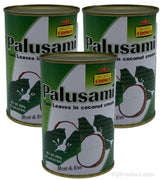 Palusami - (Pack Of 3 x 400g Can) A Taro Leaves in Coconut Cream, Tasty Meal - Heat & Eat Imported from Fiji FijiProduct.com