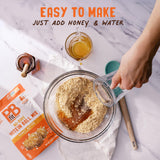 PBfit No Bake Peanut Butter Protein Ball Mix, 8g Protein, Made with Chia Seeds & Whole Grain Oats, Gluten Free, Vegan Snacks, 10.58 Oz Bag