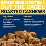 PLANTERS Deluxe Lightly Salted Cashews, Party Snacks, Plant-Based Protein, Quick Snack for Adults, After School Snack, Flavored with Sea Salt, Kosher