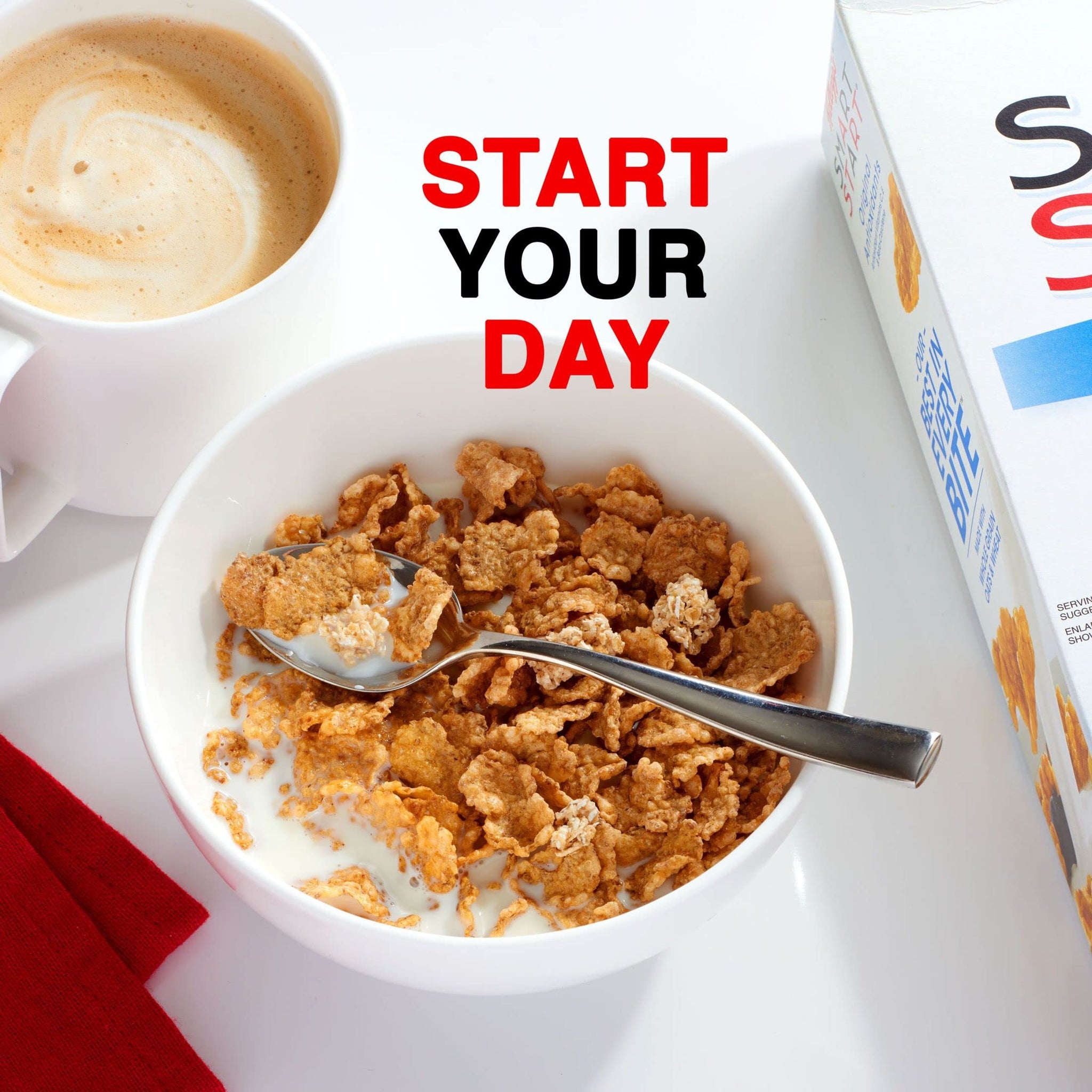 Kellogg's Smart Start Breakfast Cereal, Fiber Cereal, Whole Grain Snacks, Original Antioxidants, 18.2oz Box (1 Box)