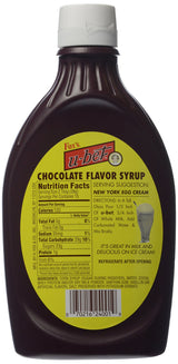 FOX’S U-BET Syrup Bottle - Brooklyn Original Since 1900, Thick, No High Fructose Corn Syrup, Kosher Certified, Fat Free, For Egg Creams, Coffee