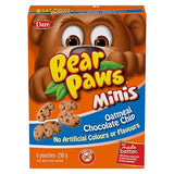 Dare Bear Paws Minis, Oatmeal Chocolate Chip Cookies - Peanut Free {Imported from Canada}