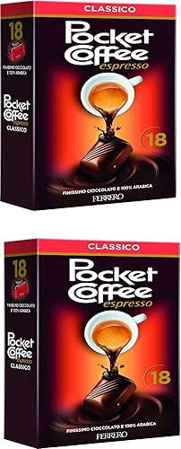 Ferrero: Classic Pocket Coffee 18 piece ,225g (pack of 2)