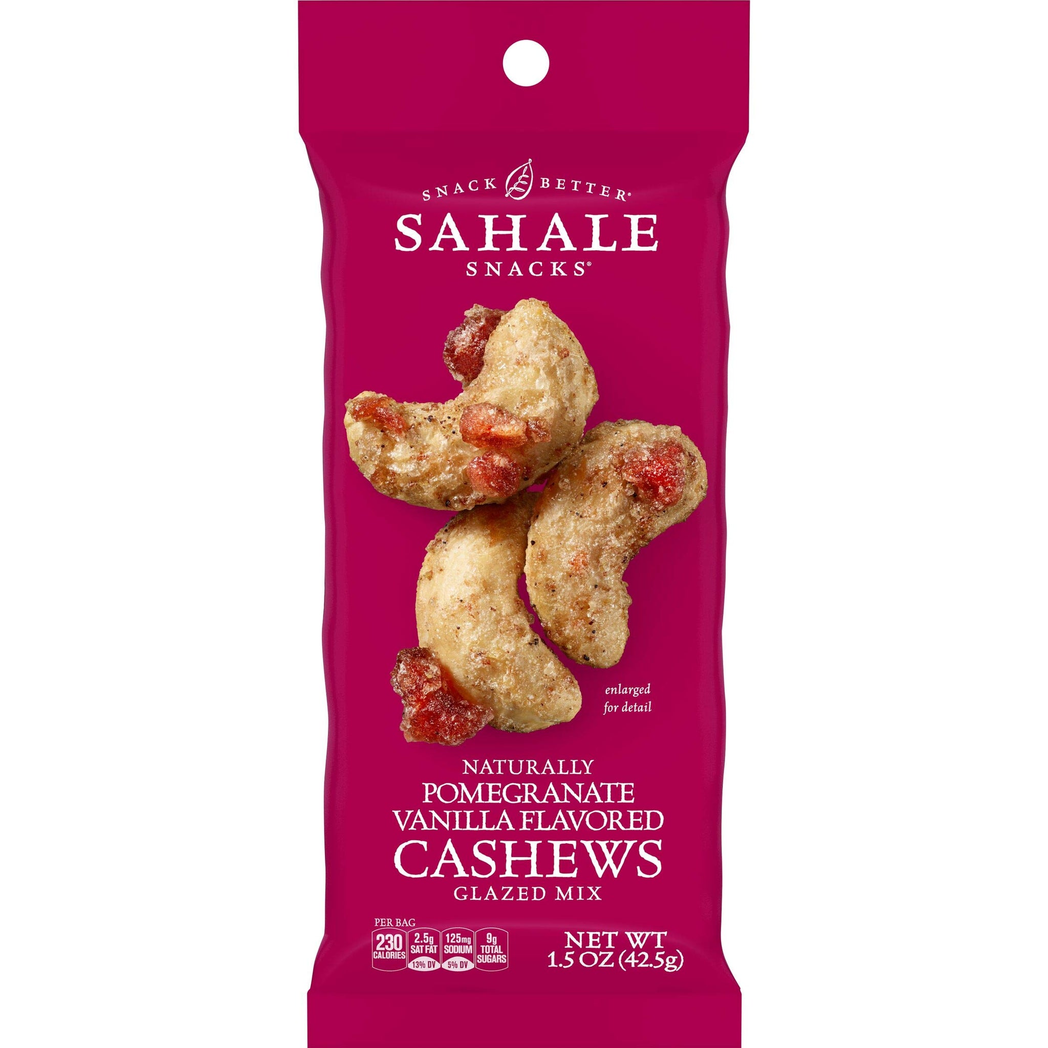 Sahale Snacks Pomegranate Vanilla Cashews Glazed Mix, 1.5 Ounces
