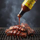 Wells Hog Heaven Barbecue Sauce Rib & Chicken Sauce (16 Fluid Ounces) - Carolina Vinegar Based - No High Fructose Corn Syrup