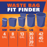 Hefty Recycling Trash Bags, Clear, 13 Gallon, 60 Count Packaging May Vary
